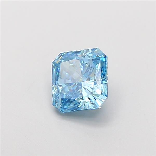 1.01 CT Fancy Vivid Blue SQUARE RADIANT