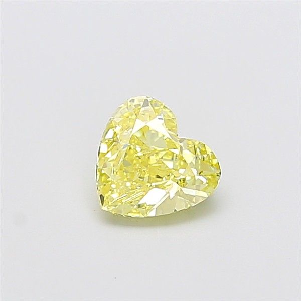1.01 CT Fancy Yellow HEART