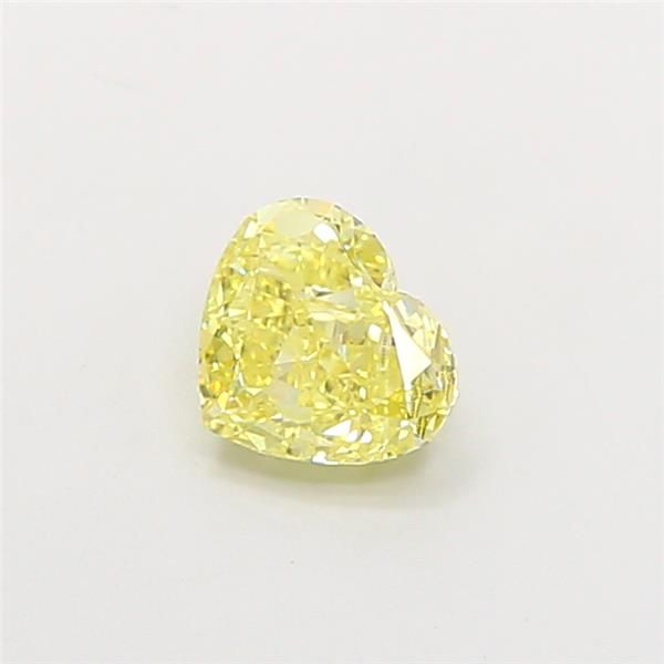 1.04 CT Fancy Intense Yellow HEART