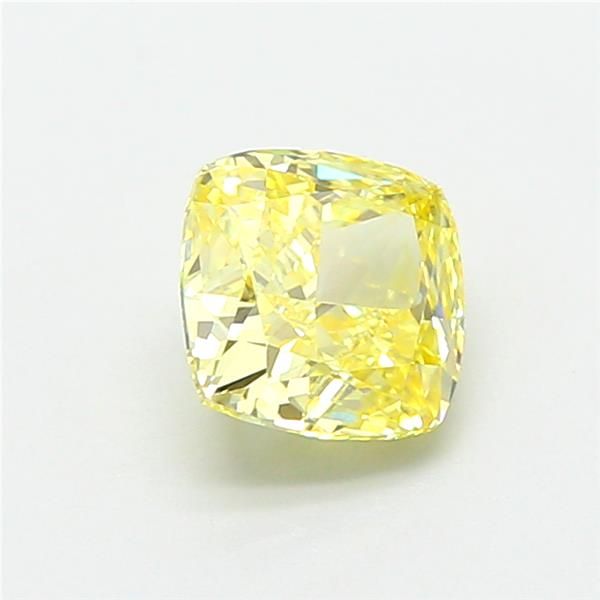 1.24 CT Fancy Intense Yellow CUSHION MODIFIED