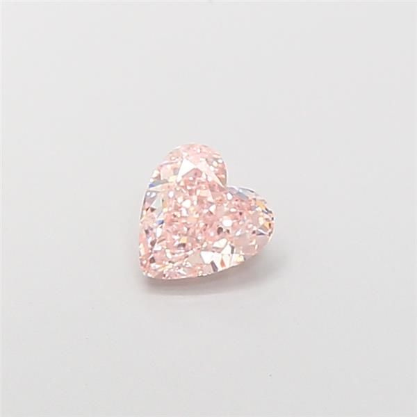 1.02 CT Fancy Brownish Pink HEART