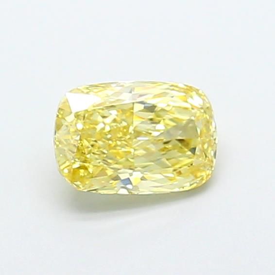 1.11 CT Fancy Intense Yellow CUSHION MODIFIED