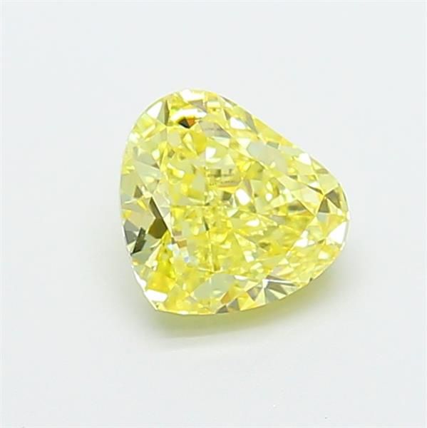 1.0 CT Fancy Intense Yellow HEART