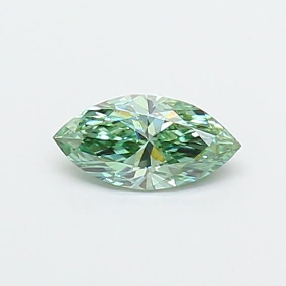 0.37 CT Fancy Vivid Green MARQUISE