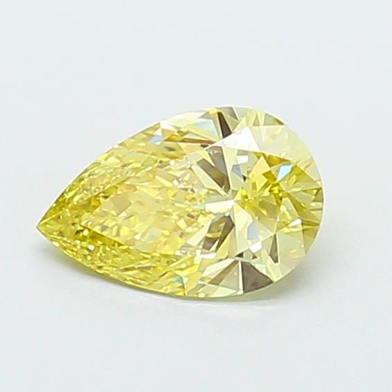 1.0 CT Fancy Intense Yellow PEAR