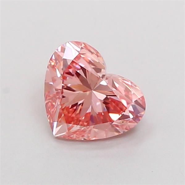 1.25 CT Fancy Vivid Pink HEART