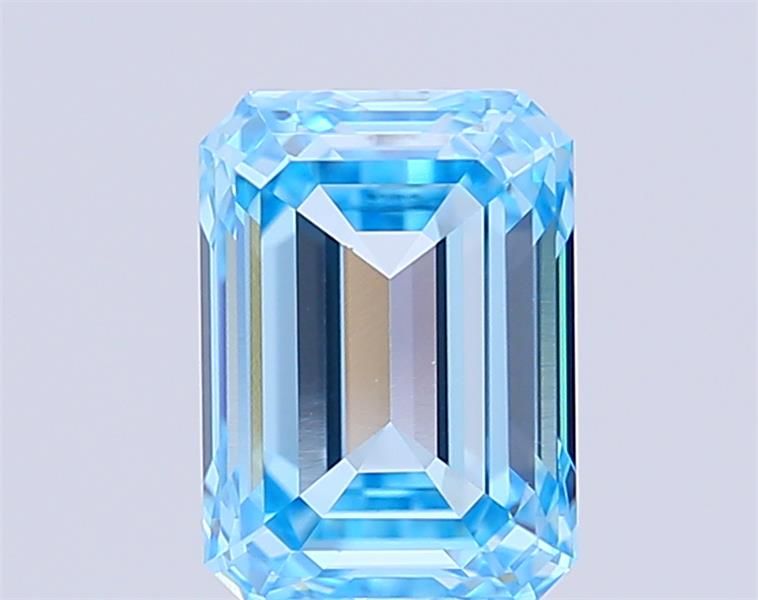 1.54 CT Fancy Vivid Blue EMERALD