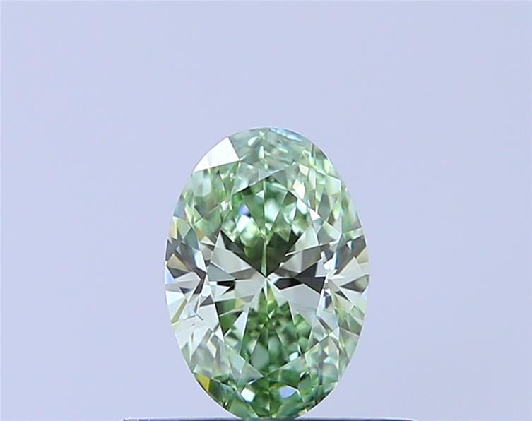 0.43 CT Fancy Vivid Green OVAL