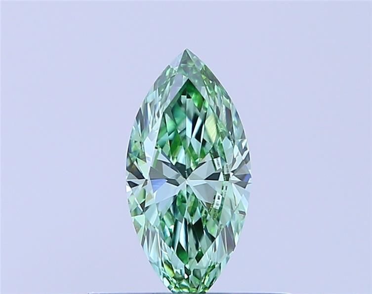 0.36 CT Fancy Vivid Green MARQUISE