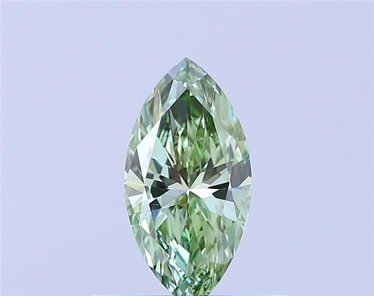 0.38 CT Fancy Vivid Green MARQUISE