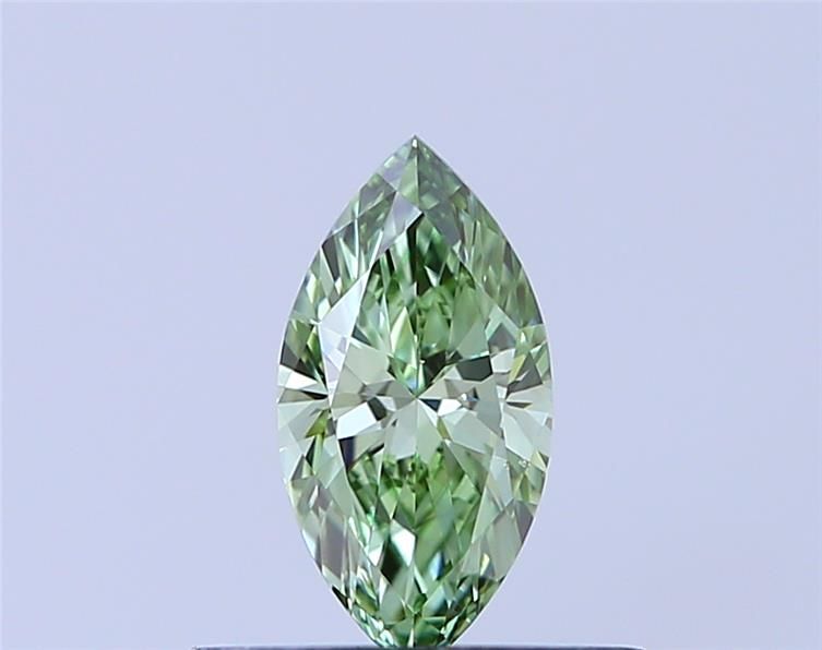 0.36 CT Fancy Vivid Green MARQUISE