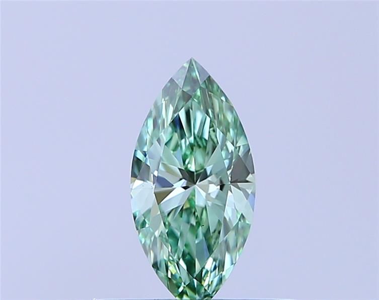 0.36 CT Fancy Vivid Green MARQUISE