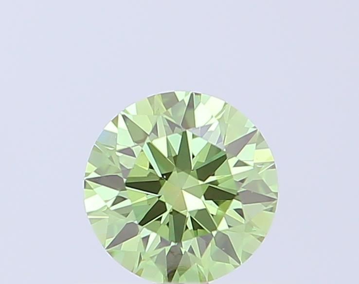 0.51 CT Fancy Vivid Green ROUND