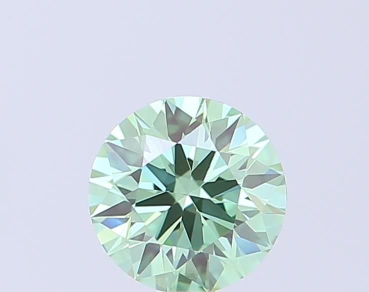 0.51 CT Fancy Vivid Green ROUND