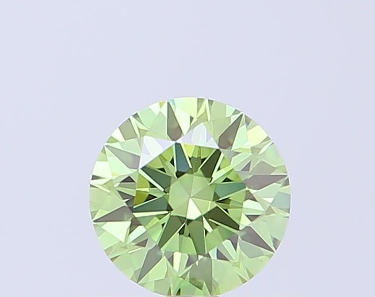0.5 CT Fancy Vivid Green ROUND