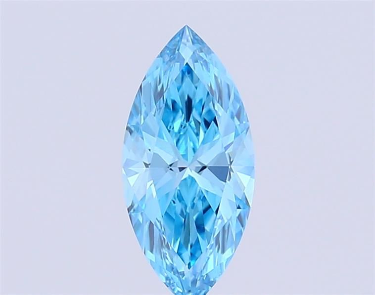 1.08 CT Fancy Vivid Blue MARQUISE