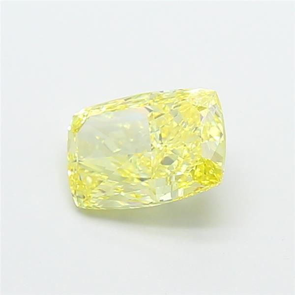 1.48 CT Fancy Vivid Yellow CUSHION MODIFIED