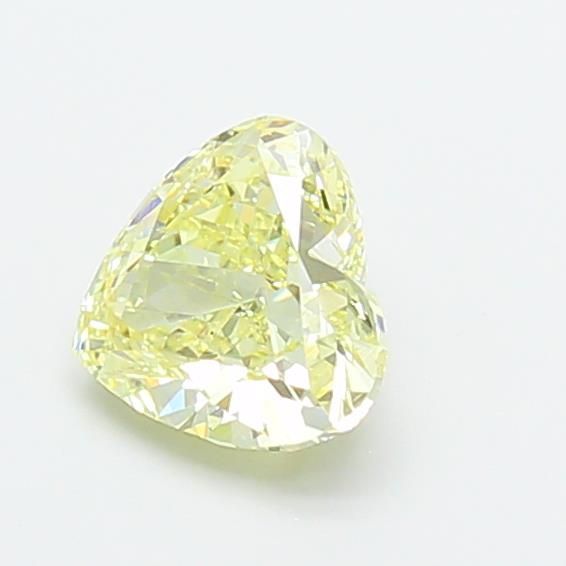 1.0 CT Fancy Light Yellow HEART