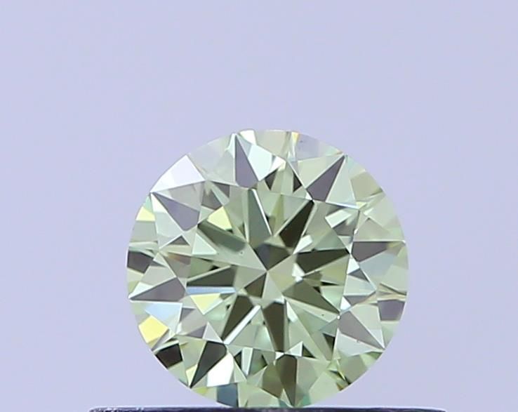 0.42 CT Fancy Vivid Green ROUND