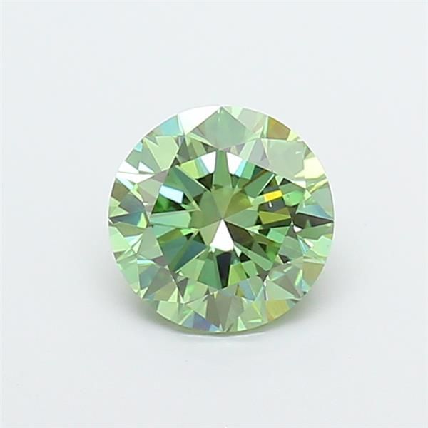 1.5 CT Fancy Vivid Green ROUND