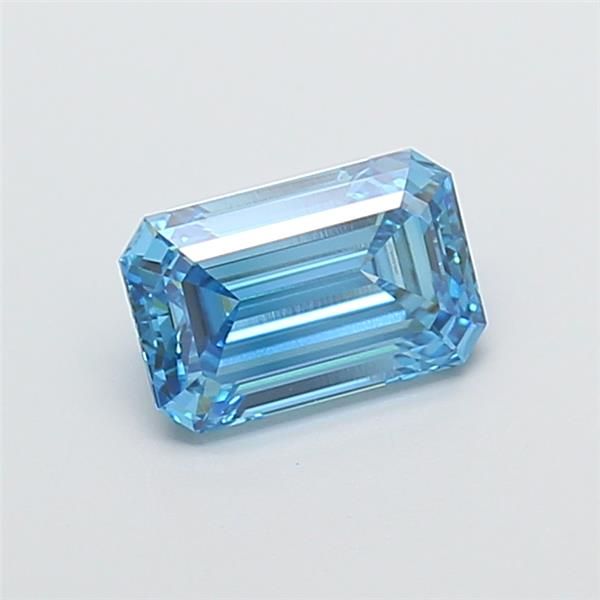 1.5 CT Fancy Vivid Blue EMERALD