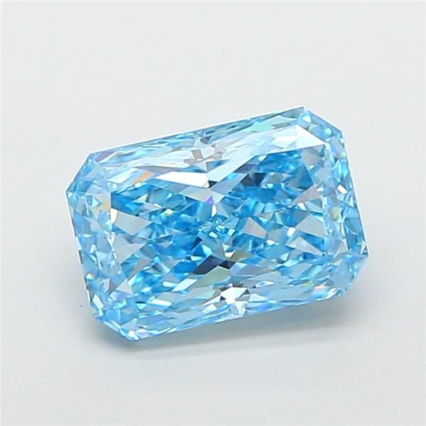 1.59 CT Fancy Vivid Blue RADIANT