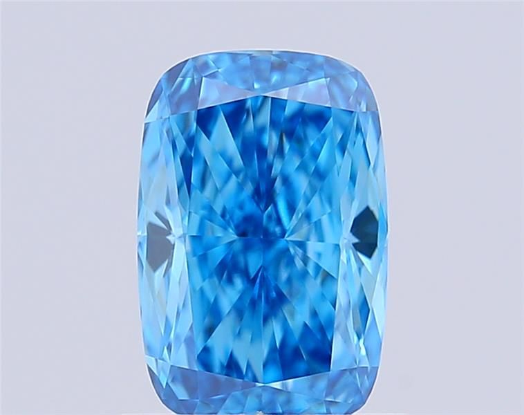 1.04 CT Fancy Vivid Blue CUSHION MODIFIED