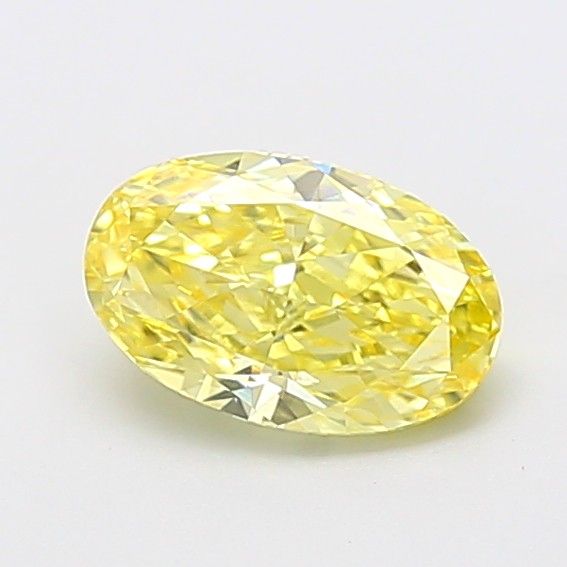 1.37 CT Fancy Intense Yellow OVAL