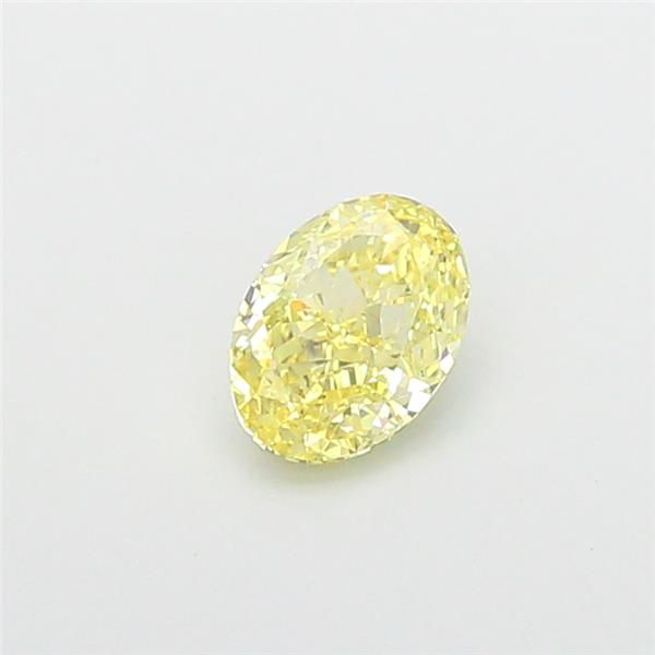 0.91 CT Fancy Intense Yellow OVAL