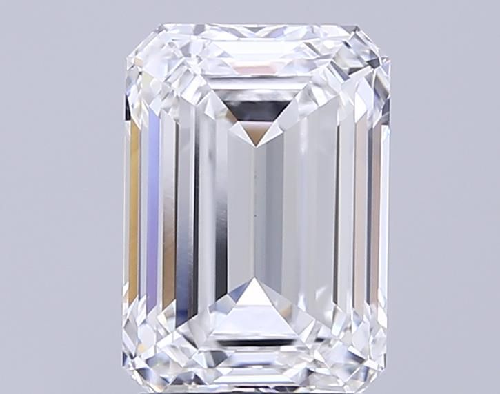 Diamant Émeraude 3.14 ct - Couleur E - Pureté VS1