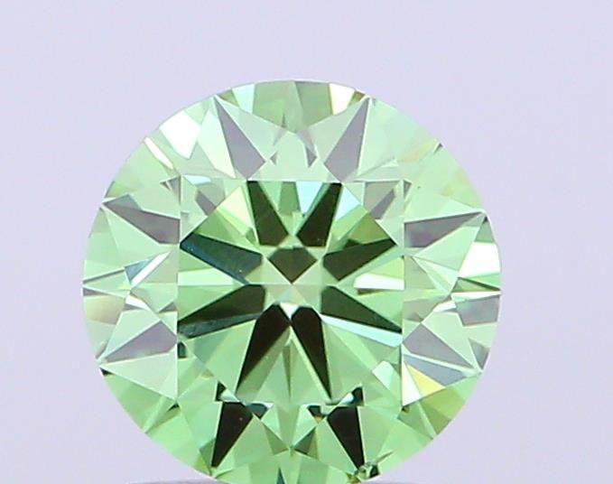 1.5 CT Fancy Vivid Green ROUND