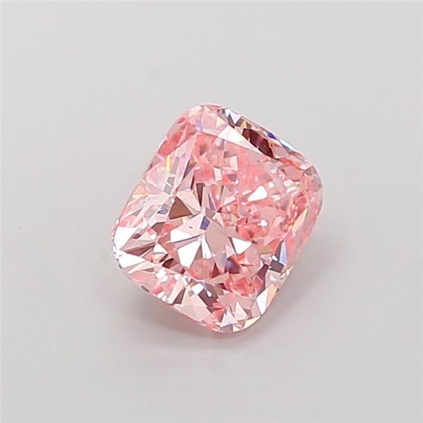 1.54 CT Fancy Intense Pink CUSHION MODIFIED
