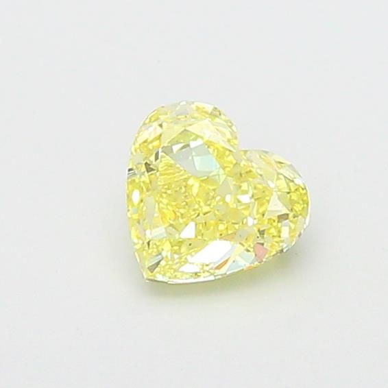 1.01 CT Fancy Intense Yellow HEART