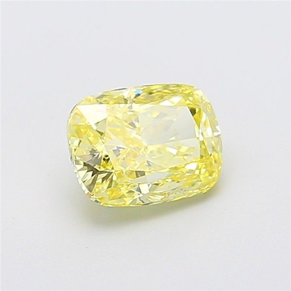2.01 CT Fancy Intense Yellow CUSHION MODIFIED