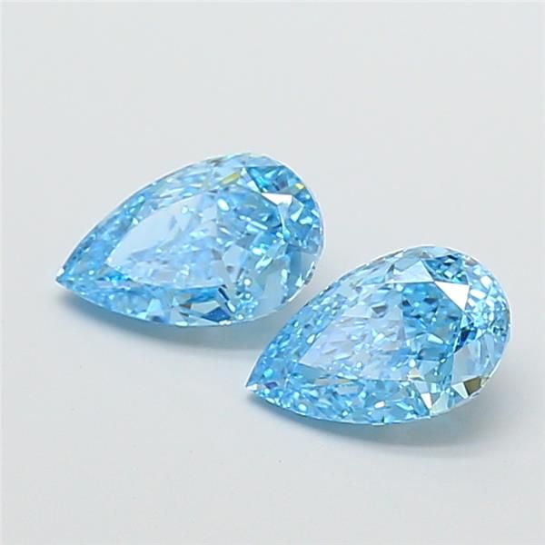 1.06 CT Fancy Vivid Blue PEAR