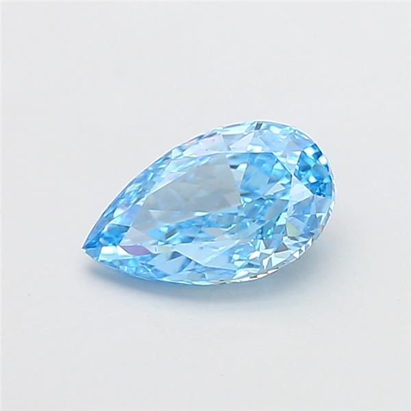 1.56 CT Fancy Vivid Blue PEAR