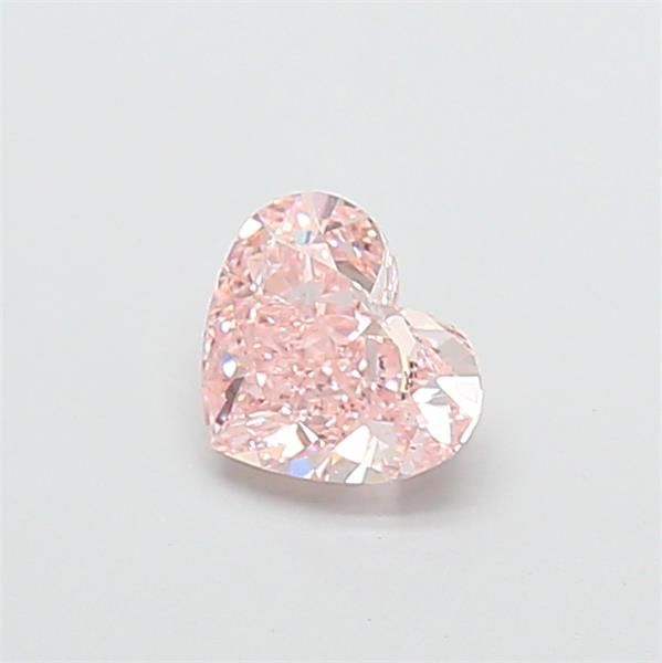 1.13 CT Fancy Light Brown Pink HEART