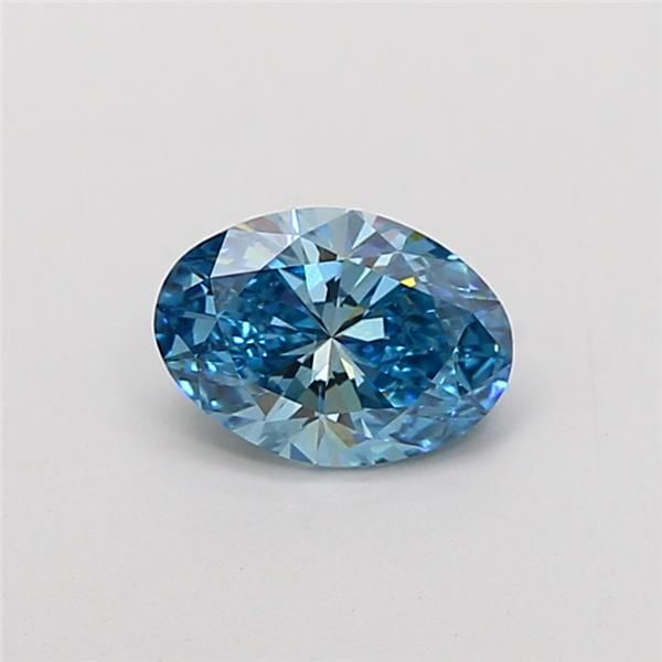 1.21 CT Fancy Vivid Blue OVAL