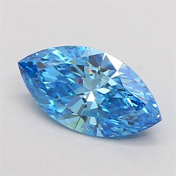 1.0 CT Fancy Vivid Blue MARQUISE