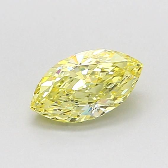0.5 CT Fancy Intense Yellow MARQUISE
