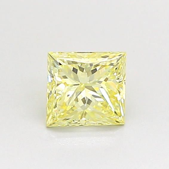 0.53 CT Fancy Light Yellow PRINCESS