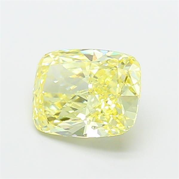 1.45 CT Fancy Intense Yellow CUSHION MODIFIED