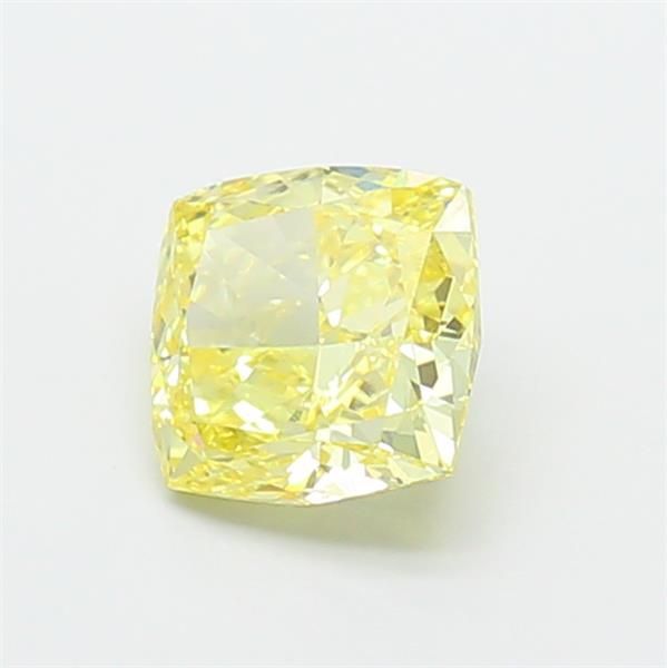 1.29 CT Fancy Yellow CUSHION MODIFIED