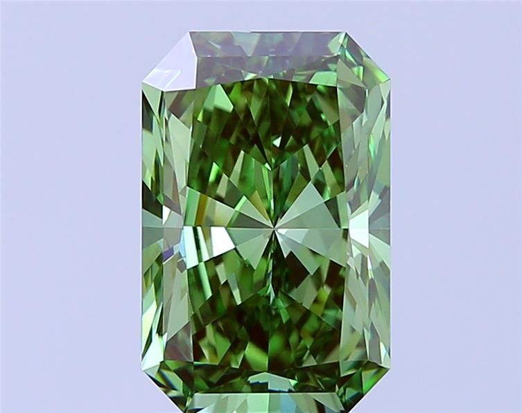 1.0 CT Fancy Vivid Green RADIANT