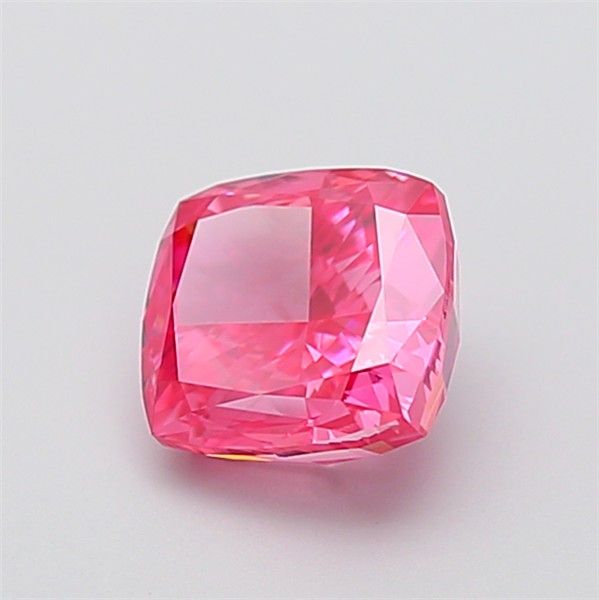 2.02 CT Fancy Vivid Pink CUSHION MODIFIED