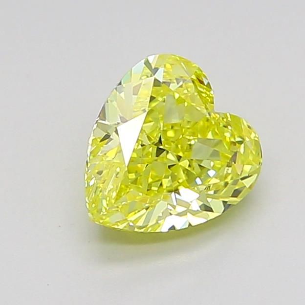 1.03 CT Fancy Intense Yellow HEART