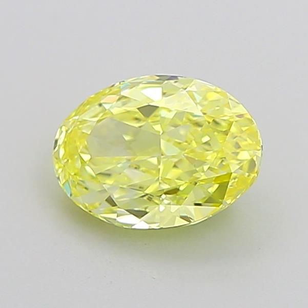 1.07 CT Fancy Vivid Yellow OVAL