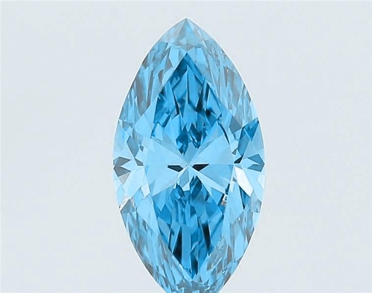 1.01 CT Fancy Vivid Blue MARQUISE