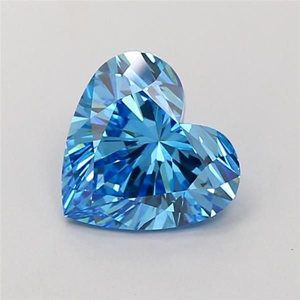 1.51 CT Fancy Vivid Blue HEART