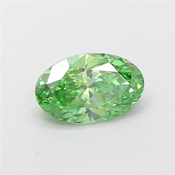 1.0 CT Fancy Vivid Green OVAL